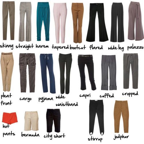 Choosing the right pants for your body shape